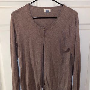 Brown cardigan